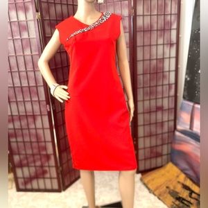 Party red dress size M